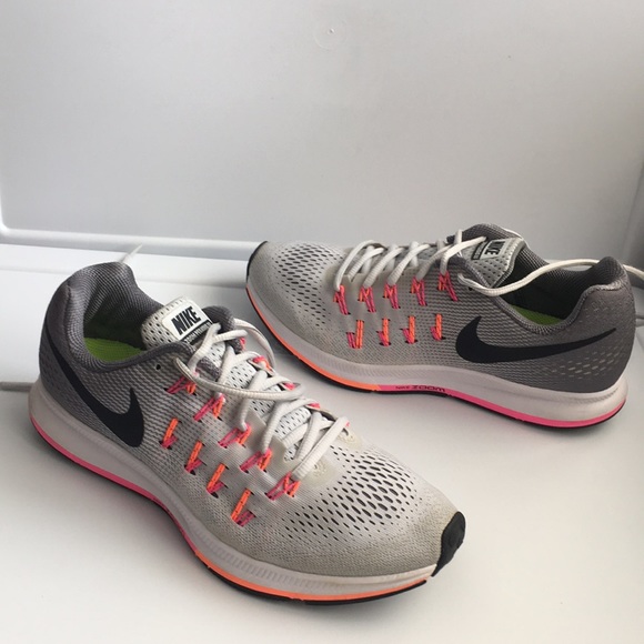 Nike Zoom Pegasus 33 knitted athletic sneakers - Picture 1 of 8